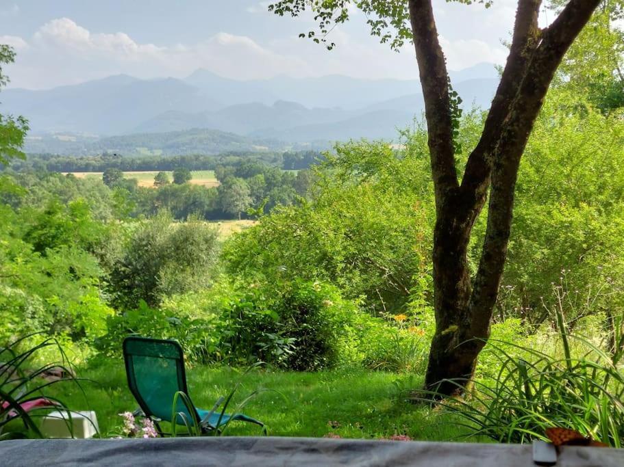 Cabane Dans Les Bois Avec Vue Sur Les Pyrenees Saint-Laurent-de-Neste Exterior foto